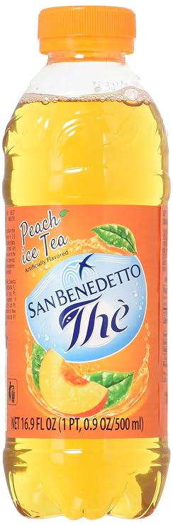 San Benedetto Iced Tea, Peach, 12 Count
