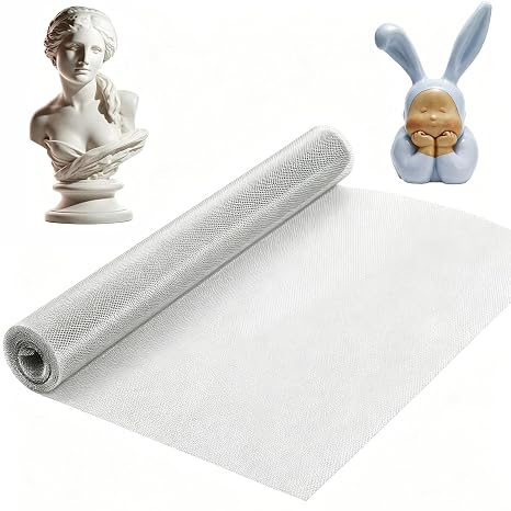 Sculpting Wire Mesh Roll 19.7Ft x 15.7In Aluminum Wire Mesh for Arts Crafts