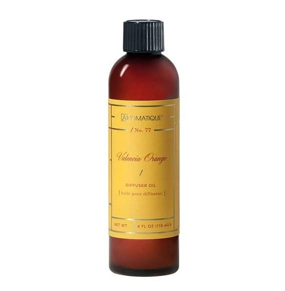 Valencia Orange Reed Diffuser Oil Refill, 4 oz by Aromatique