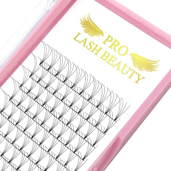 Pre Made Fan Eyelash Extensions 3D-C-0.10-9-15mm Short Stem Premade Fans Eyelash Extension Pre Fanned Russian Lashes 0.07 0.10 Lash (3D-C-0.10-9-15)
