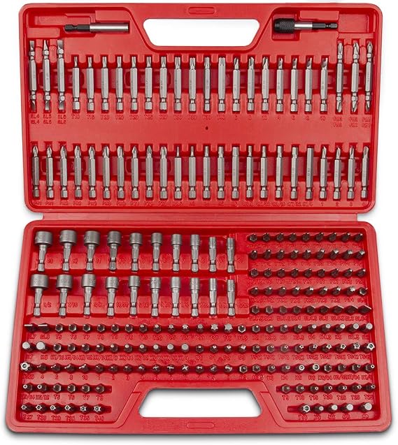 Bit Set 214-Piece Bit Set Screwdriver Bit Set S2 Practical