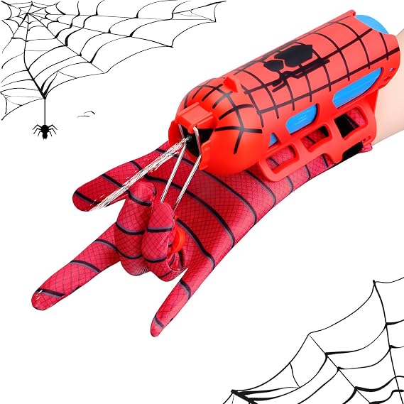 Aooess Spider Water Gun for Kids, Superhero Squirt Toy Spider Web Shooter