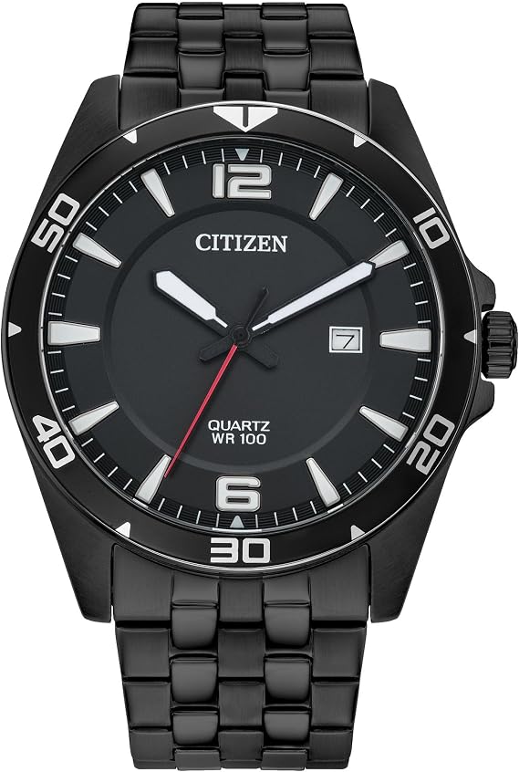 Citizen Quartz Men's Watch, Stainless Steel, Classic