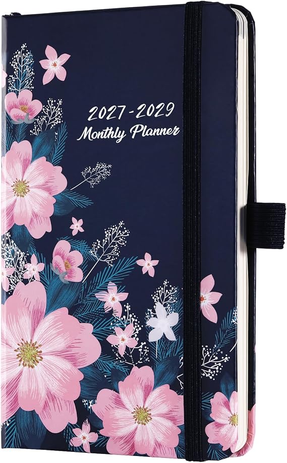2027-2029 Pocket Calendar - 3 Year Planner from Jan. 2027 - Dec. 2029