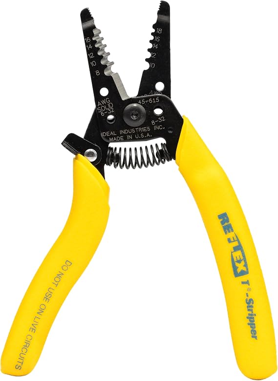 IDEAL Reflex Super T-Stripper Wire Strippers Electrical, Wire Cutter