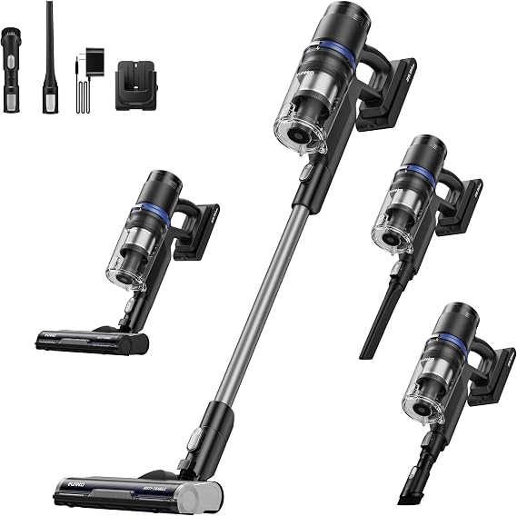 Eureka ReactiSense 350W Anti-Tangle Cordless Stick Vacuum, NEC451BL