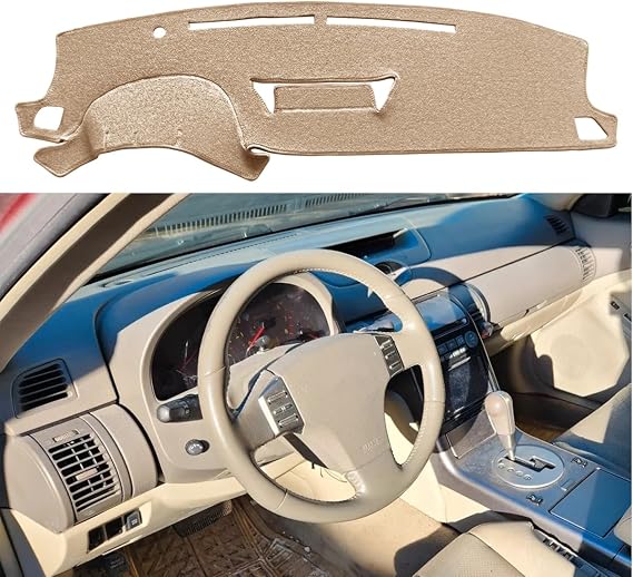 Dash Cover Mat Pad Fit for Infiniti G35 (Beige) Y58