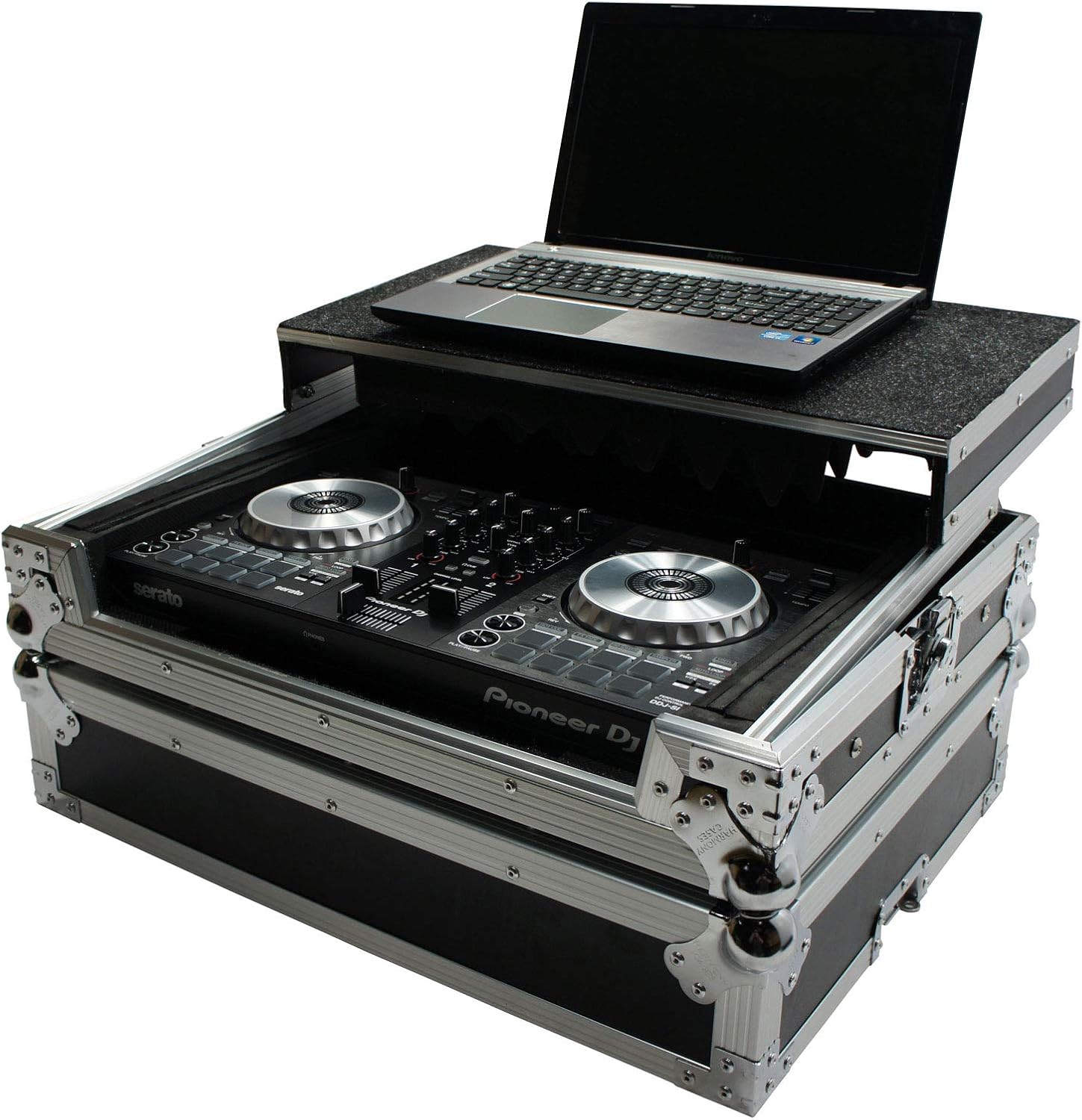Harmony Audio HCMINILT Flight Glide Laptop Stand Road DJ Custom Case Compatible with Maschine Studio