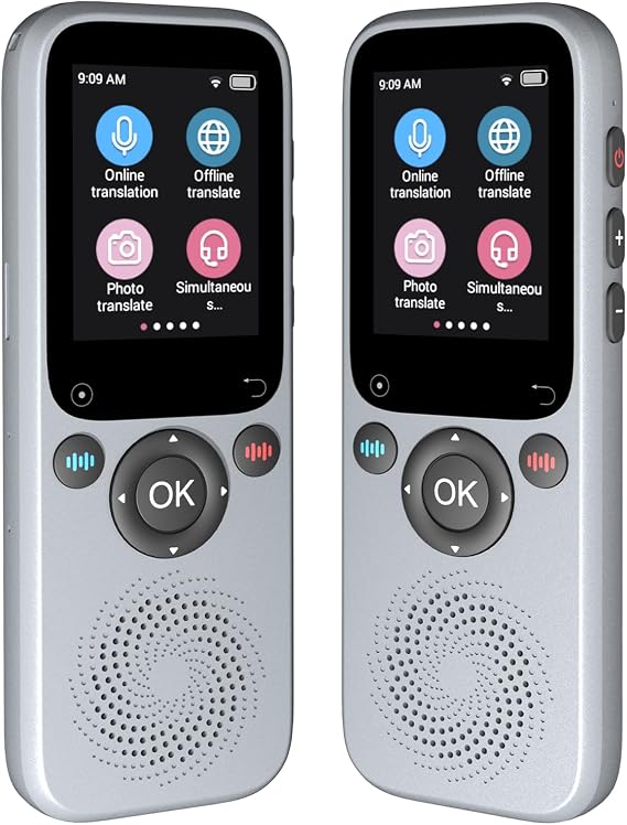 Language Translator Device, Supports Real Time Translation Device in 138 Languages, AI Translator with ChatGPT, Online/Offline/Photo/Voice Traductor, Portable Translator for Business & Study & Travel