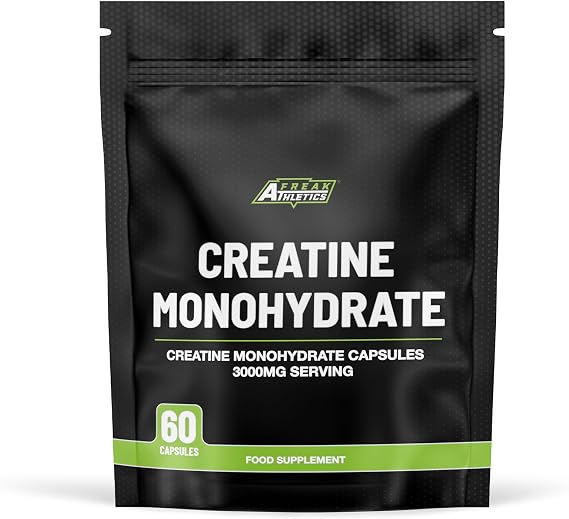 Freak Athletics Creatine Monohydrate Capsules - 60 Capsules, 15 Servings