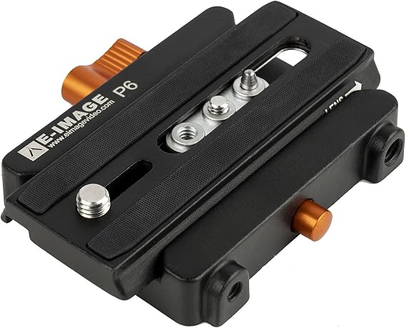 E-Image P6 Quick Release Adapter with Plate (Black)