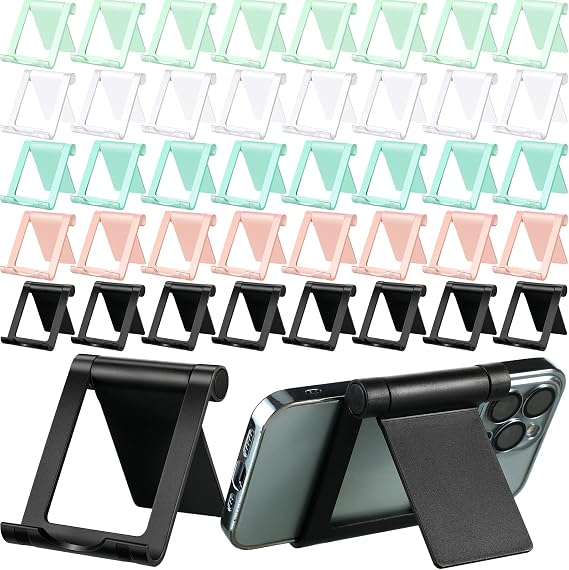 Fabbay 40 Pcs Phone Stand Compatible with Mobile Phones Tablets, Multicolor