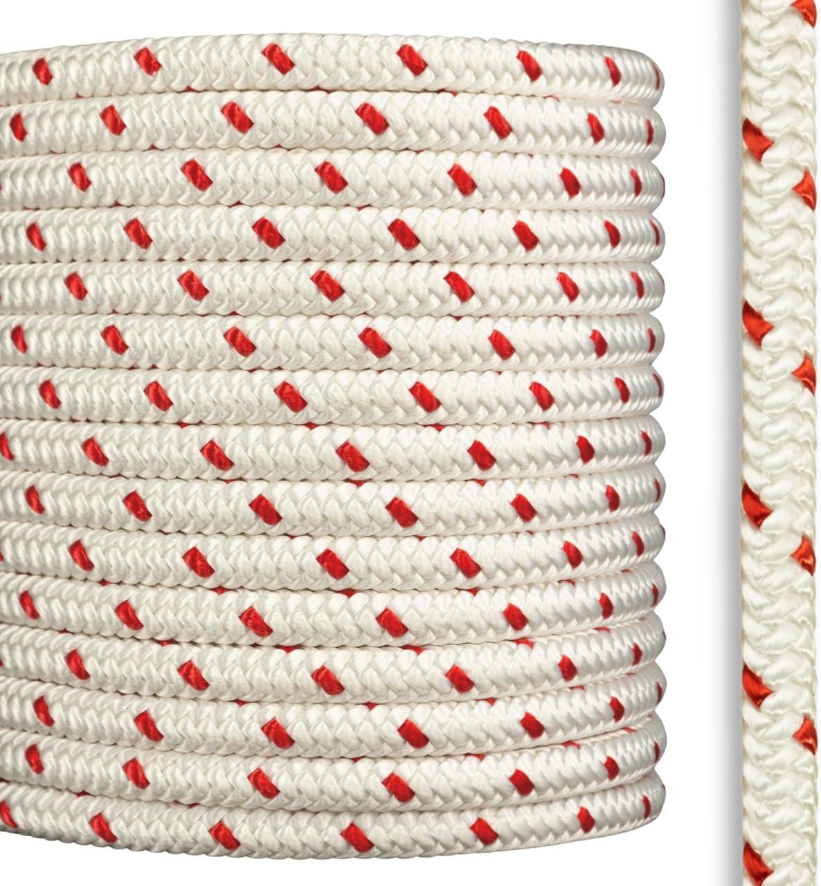 AllGear 12-Strand Forestry Pro | Arborist Bull Rope | 100% Polyester | Climbing or Rigging Line | 12 in. x 200 ft