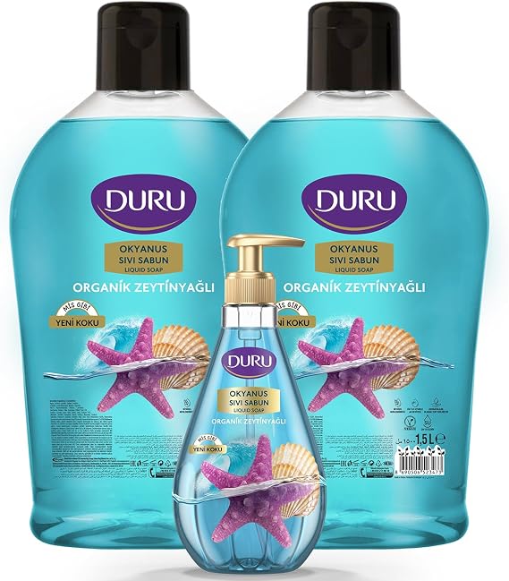 Duru Okyanus Tazeliği Sıvı Sabun 1,5+1,5+500ml