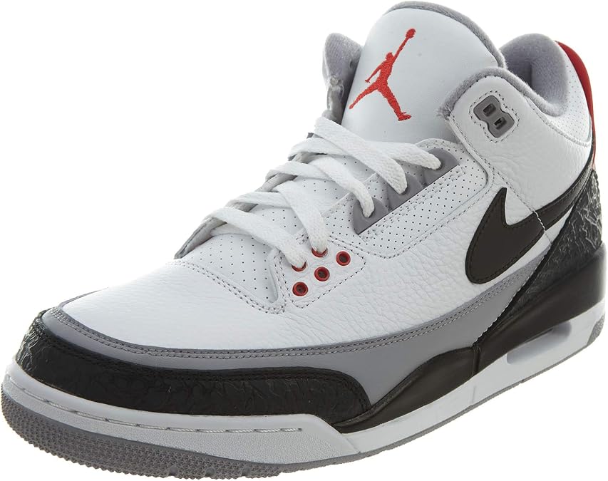 Jordan Nike Men's Air 3 Retro Tinker NRG White/Black/Red AQ3835-160