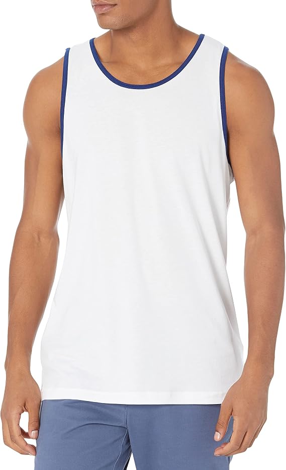 Amazon Essentials Men's Regular-Fit Sleeveless Tank Tops