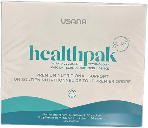 USANA Healthpak - Essential Nutrients and Antioxidants for Optimal Health and Performance - Overall Body Health * -Serving Size 1 Packet