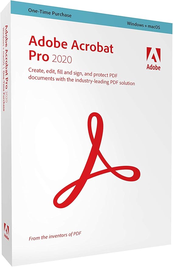 Adobe Acrobat Pro 2020 | PC/Mac Disc