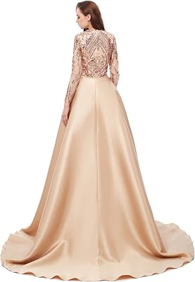 Satin Detachable Train for Wedding Prom Party Dress Sweep-Train Overskirt
