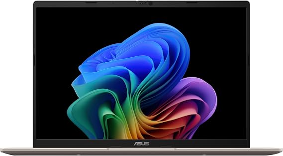 ASUS Vivobook 14 Laptop, Copilot+ PC, 14 WUXGA 60Hz Display, AMD Ryzen AI 7 350 with XDNA NPU, AMD Radeon Graphics, 16GB RAM, 512GB SSD, Platinum Gold, M1407KA-PS74