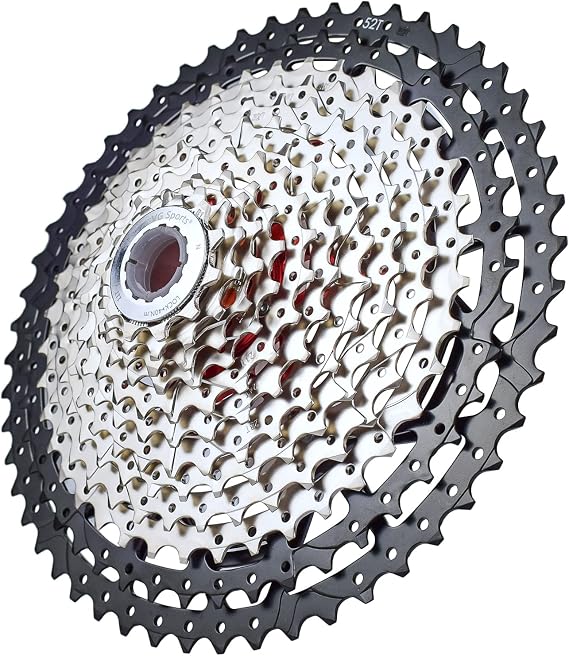VG SPORTS 8/9/10/11/12 Speed Ultra-Light Bike Cassette for Mountain Bike 11-40T/11-42T/11-46T/11-50T/11-52T MTB Cassette Lightweight Aluminum Bracket Cassette