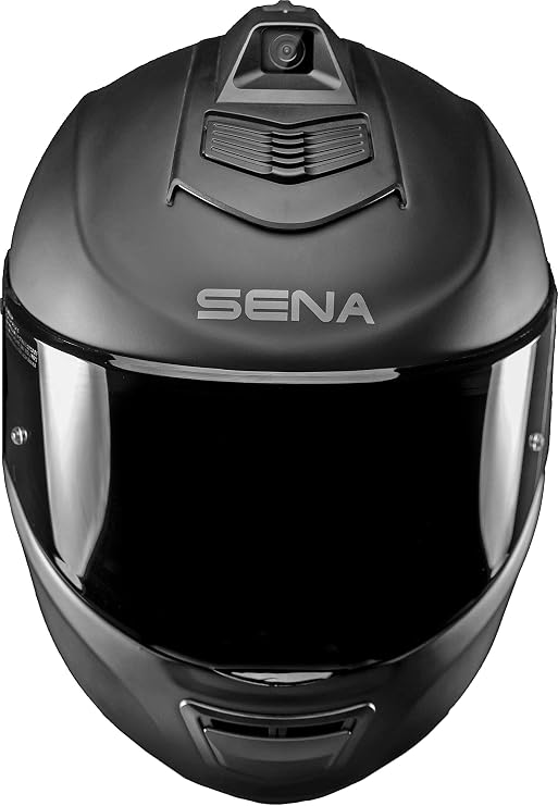Sena Momentum Inc Pro Integrated BT Camera Full Face Helmet Matte Black X-Small