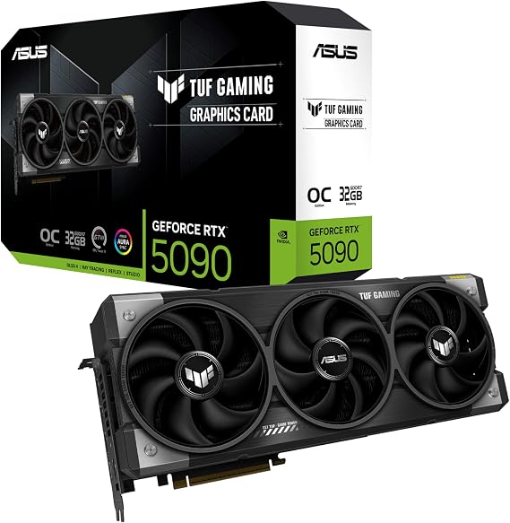ASUS TUF Gaming GeForce RTX 5090 32GB GDDR7 OC Edition Gaming Graphics Card