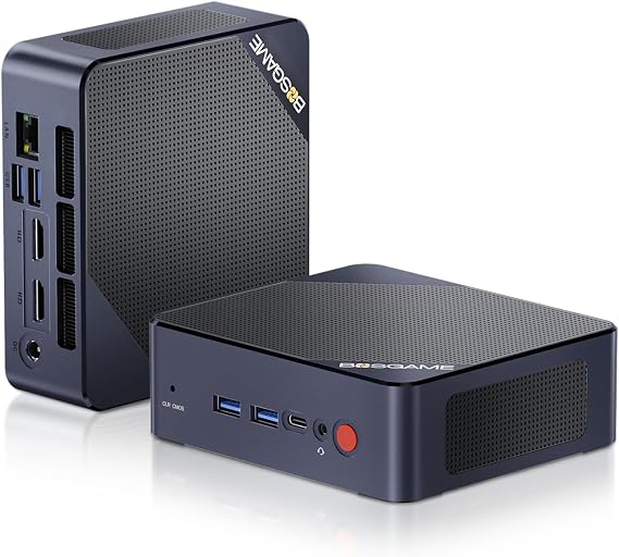 BOSGAME B95 Mini PC Desktop Computers, Intel 12th N95, 16GB DDR4 512GB SSD