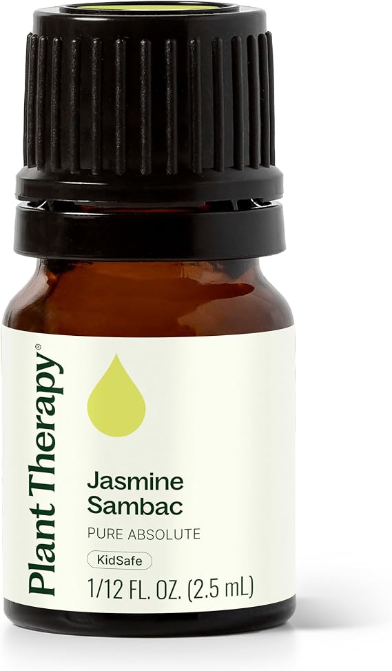 Plant Therapy Jasmine Sambac Absolute Essential Oil 2.5 mL (1/12 oz)