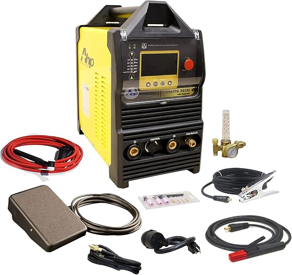 NEW 2024 AHP AlphaTIG 203Xi Amp IGBT AC DC Tig/Stick Welder with WIRELESS FOOT PEDAL
