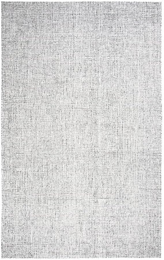Overstock London Abstract/Tweed Wool Hand-Tufted Rug Grey 12' x 15' 12' x 15' Indoor Rectangle