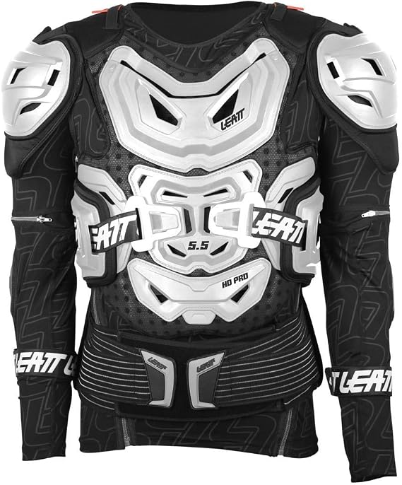 Leatt Motorcycle 5.5 Long Sleeves Hard Protection Bust and Chest Motorcycle 5.5 Long Sleeves for Men (Pack of 1)