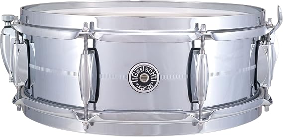 ?Brooklyn? Chrome over Brass 5?x14? Snare Drum