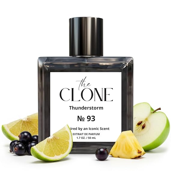 Clone, Thunderstorm No. 93 - Inspired by Aventus Perfume For Men, Extrait de Parfum, Luxury Fragrance Perfume Spray, 1.7 Fl Oz (50ml)