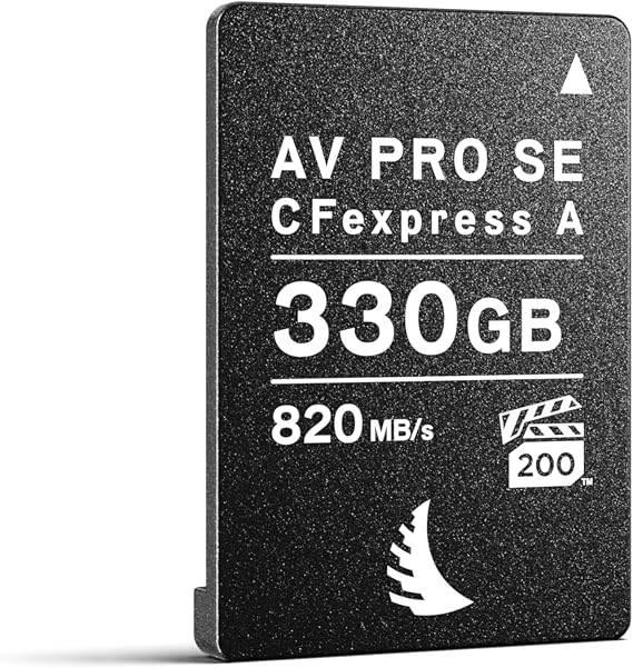 Angelbird AV PRO SE CFexpress Type A Bellek Kartı 330 GB - 650 MB/s Kesintisiz Yazma Hızı, 8K RAW Video, Sony Alpha & FX Serisi Uyumlu, Kararlı Akış Teknolojisi