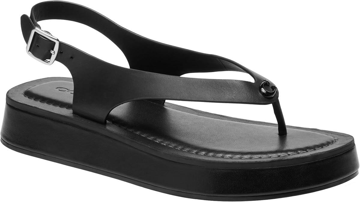 Coach Women's Sculpted C Platform Thong