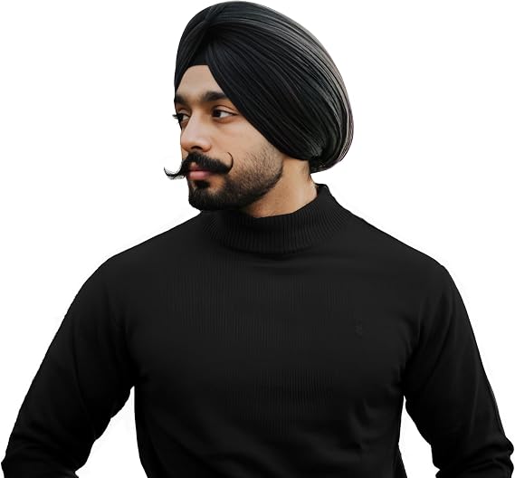Sikh Traditional Turban Patka Punjabi Sardar Pagri Dastar Cotton Full Voil for Men and Boys (5 Meter)
