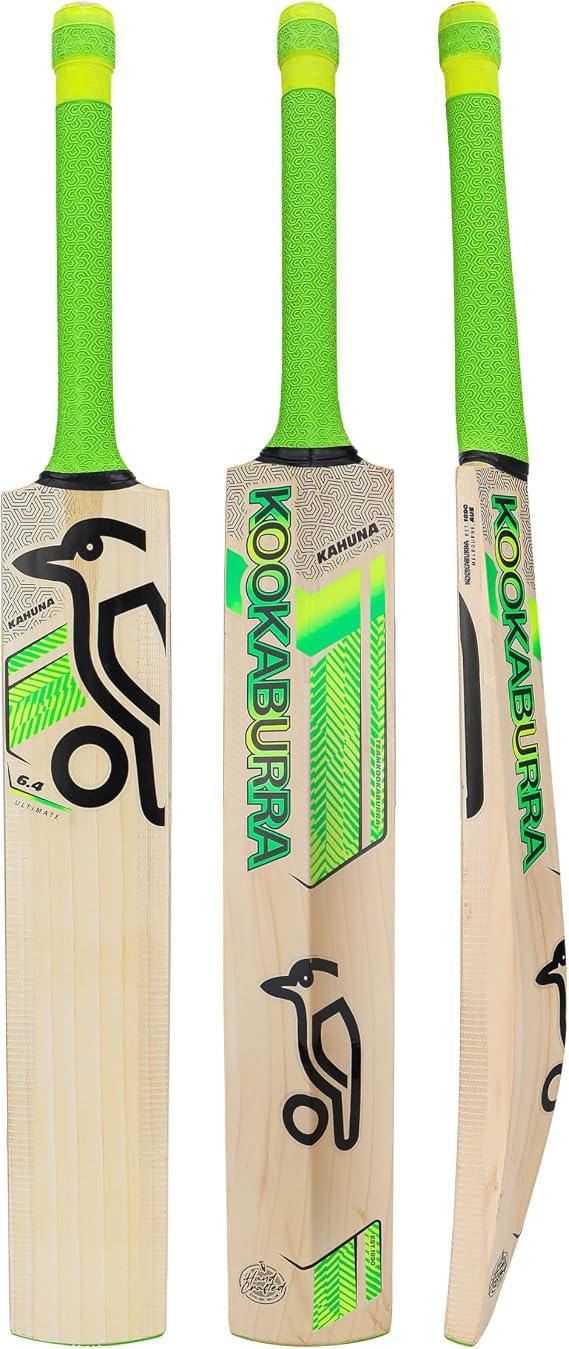 Kookaburra Kahuna 6.4 Ultimate Cricket Bat - Short Handle, Lime
