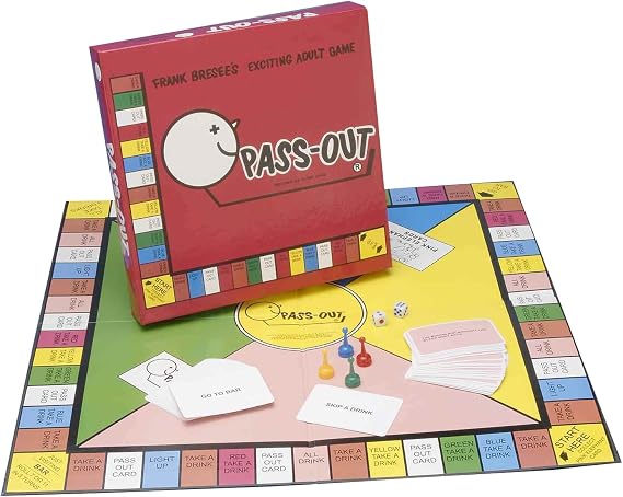 Forum Novelties Pass-Out Drinking Board Game