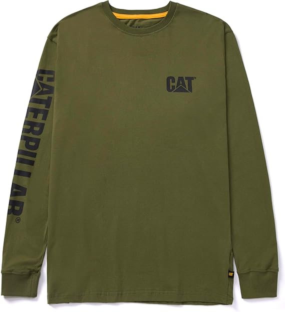 CAT Men's Men's Trademark Banner Long Sleeve T-Shirt T-Shirt