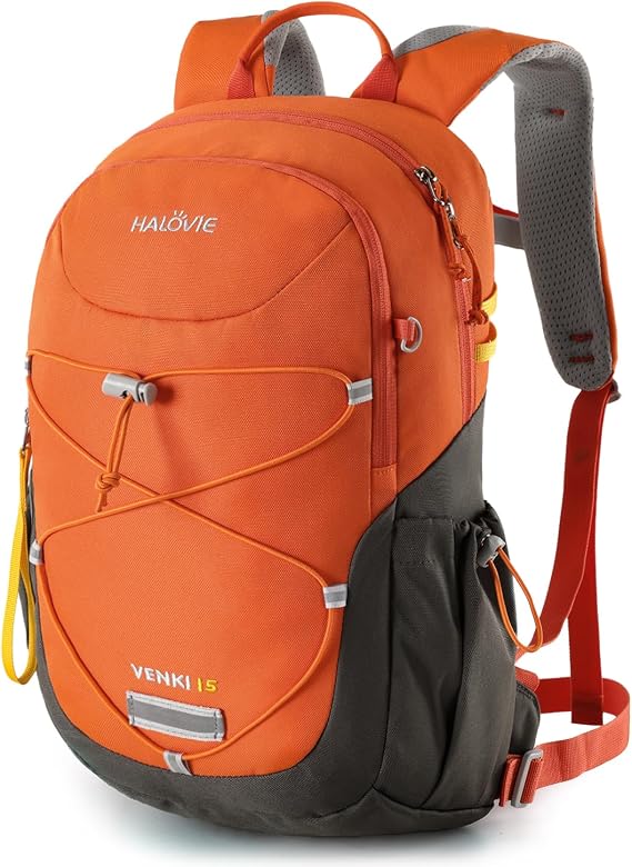 HALOVIE Children's Backpack for Hiking and Trekking Small 15L for Boys and Girls, Ideal for Travel and School