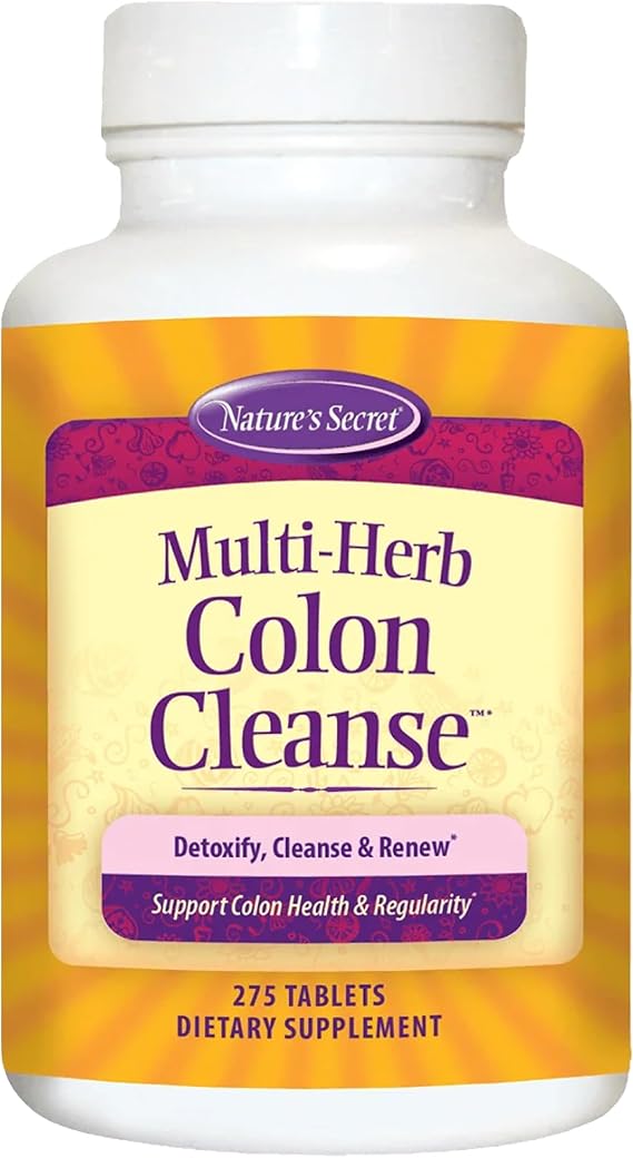 Nature's Secret Multi-Herb Colon Cleanse Digestive Health Gut Cleanse