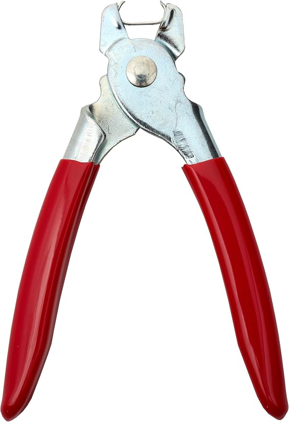 LEM Products Hog Ring Pliers, Galvanized Steel, Red
