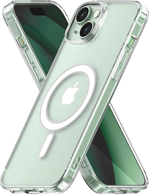 HARVORTEZ iPhone 12 Mini MagSafe ile Uyumlu ŞEFFAF, Manyetik Kılıf, Kablosuz Şarj Desteği, Ultra Berrak Kapak, 1'e 1 Uyumlu, Çevre Dostu Malzeme, Güçlü Koruma, Optimal Case (Şeffaf)