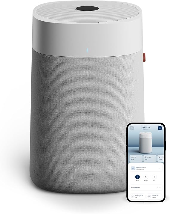 BLUEAIR Blue Pure 211i Max Smart Air Purifier for Large Rooms up to 3,235 Sq Ft, HEPASilent Air Cleaner for Pets, Allergies, Smoke & Dust, WiFi Air Purifier with Auto Mode, Quiet Air Purifier for Home