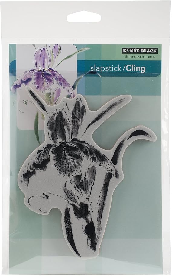 Penny Black 40-332 Pure Iris Slapstick Cling Stamp