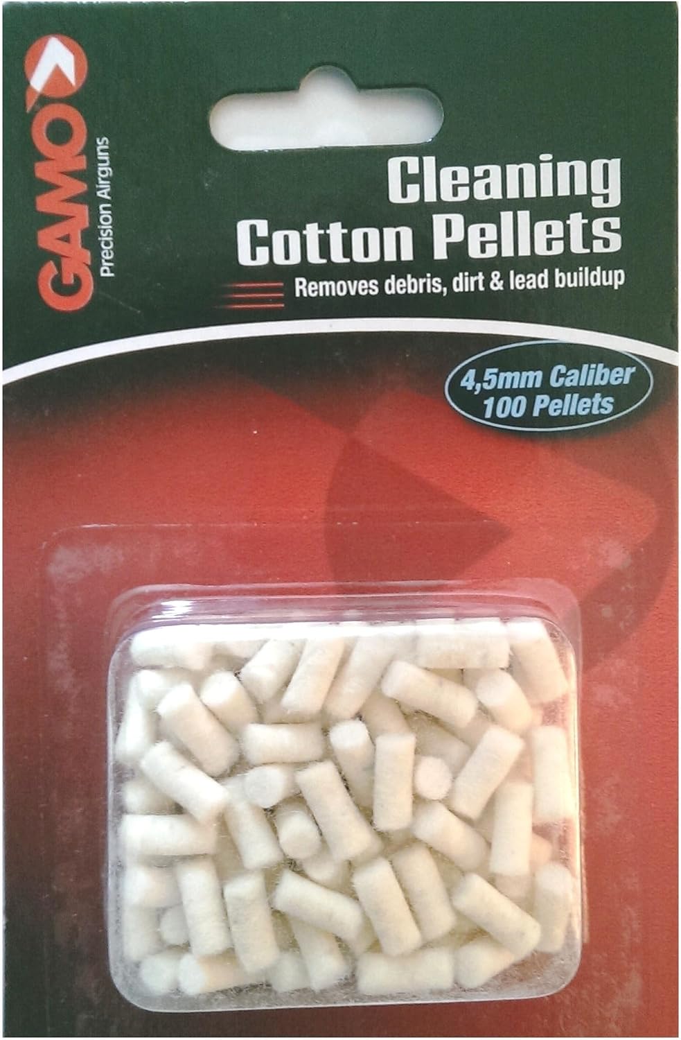 Pack of 100 GamoBSA compatible .177, 4.5mm. BSA Air gunriflepistol cleaning cotton pellets to keep the barrel clean .177