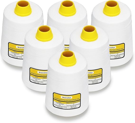 6-Stranded Sewing Thread Heavy Duty Spool Industrial Sewing Thread for Bag Sewing Machine Bag Closer Machine