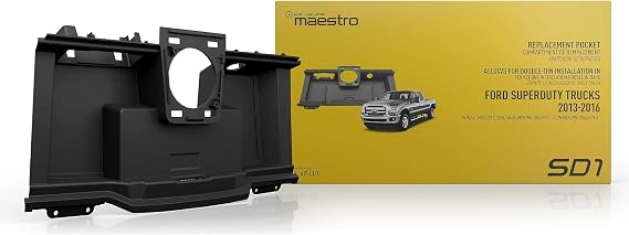 iDatalink Maestro Acc-KIT-SD1 Replacement Upper Dash Pocket fits 2013-16 Ford Super Duty Trucks
