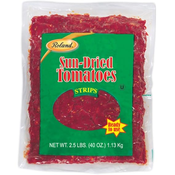 Roland Foods Sun-Dried Tomato Strips, Specialty Imported Food, 2.5 Pound Bag, Pack of 1